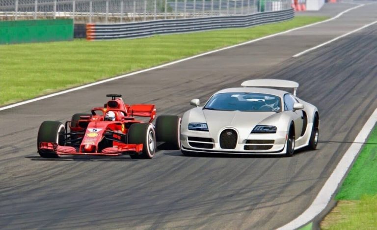 Formula 1 VS Bugatti Veyron